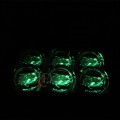 GLOW IN DARK GLASS ASHTRAY 6CT/ DISPLAY - RM FALLOUT